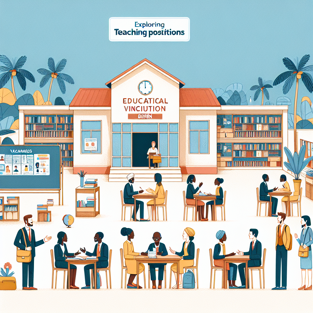 Exploring Job Opportunities in Benin: A Focus on Teaching Positions