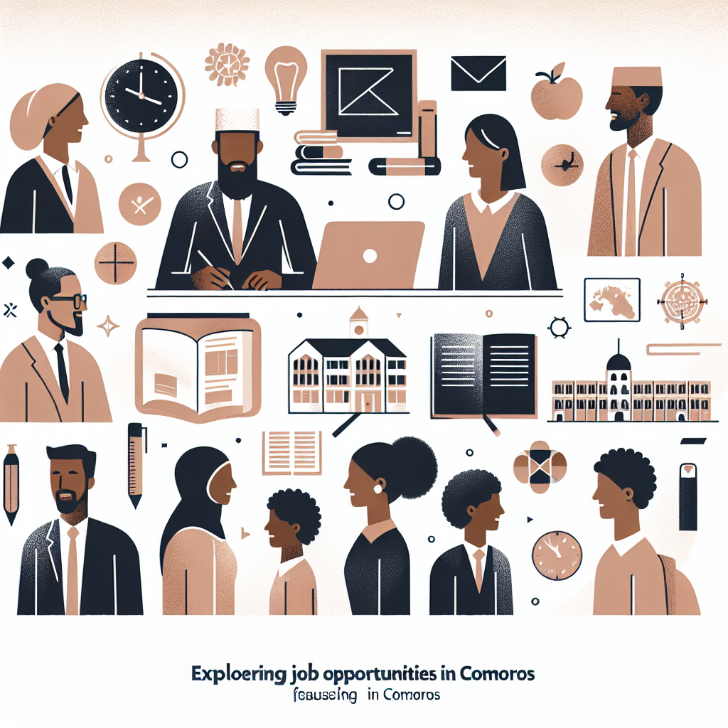 Exploring Job Opportunities in Comoros: A Focus on the Teaching Sector